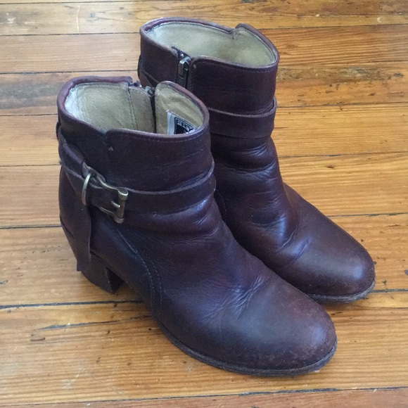 Frye Heeled Boots with Buckle - Picture 2 of 6